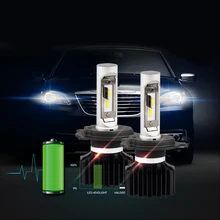 Sealight H4/9003/HB2 светодиодные лампы фар 80 Вт 8000LM/комплект белый 6000 К автомобиль Привет/ lo DRL луча Туман Вождение фар лампы источник света
