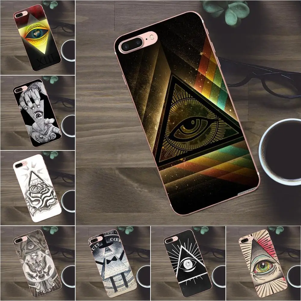 

Pyramid Illuminati Best For Huawei G8 Honor 5C 5X 6 6X 7 8 9 Y5II Mate 9 P7 P8 P9 P10 P20 Lite Plus 2017 Soft Custom Design