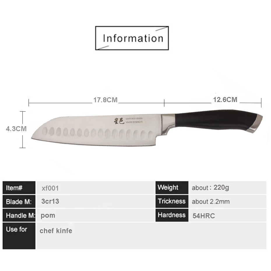 Kitchen Knife 7 inch Professional Chef Knives Japanese 7CR17 440C High Carbon Stainless Steel Meat Comfortable Handle | Дом и сад