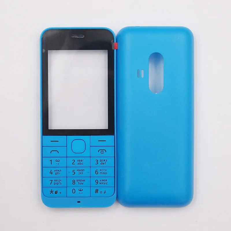 BaanSam красочный чехол для Nokia 220 с русской клавиатурой - Цвет: Синий