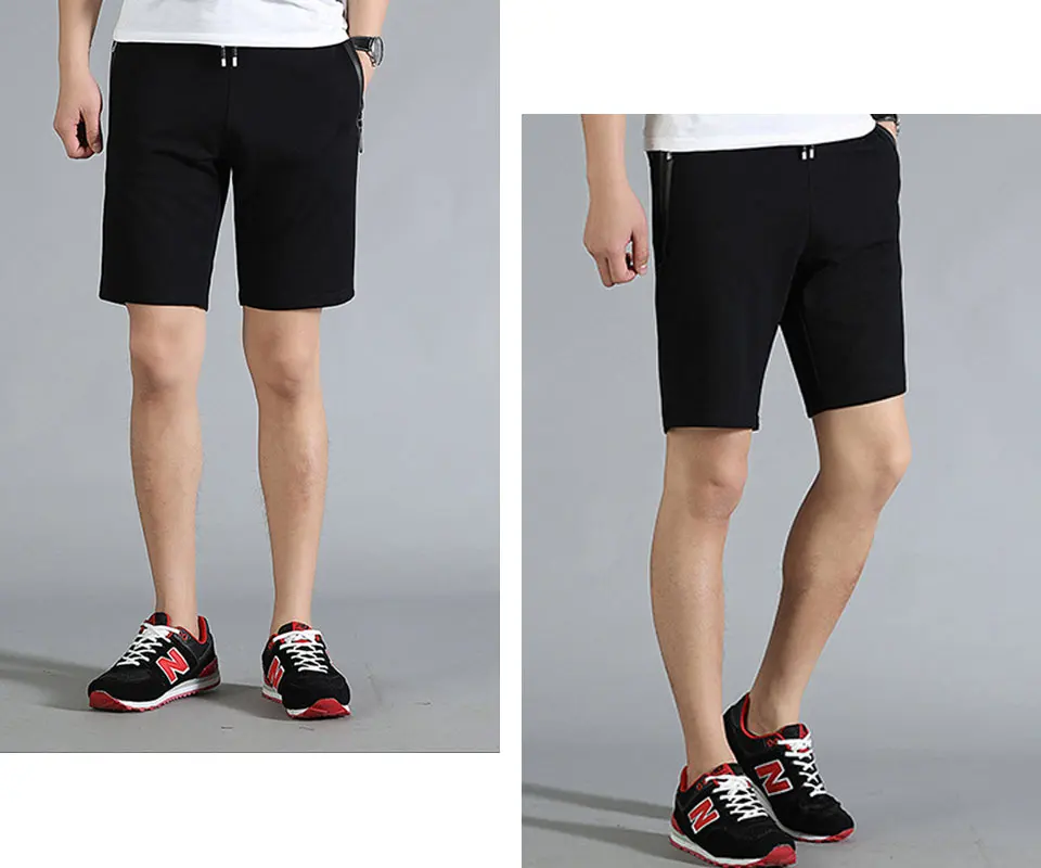 Yufeiyan 2019 Летние повседневные хлопковые мужские шорты с кулиской мужские шорты плюс размер 5XL сплошной цвет серые Бермуды шорты для мужчин