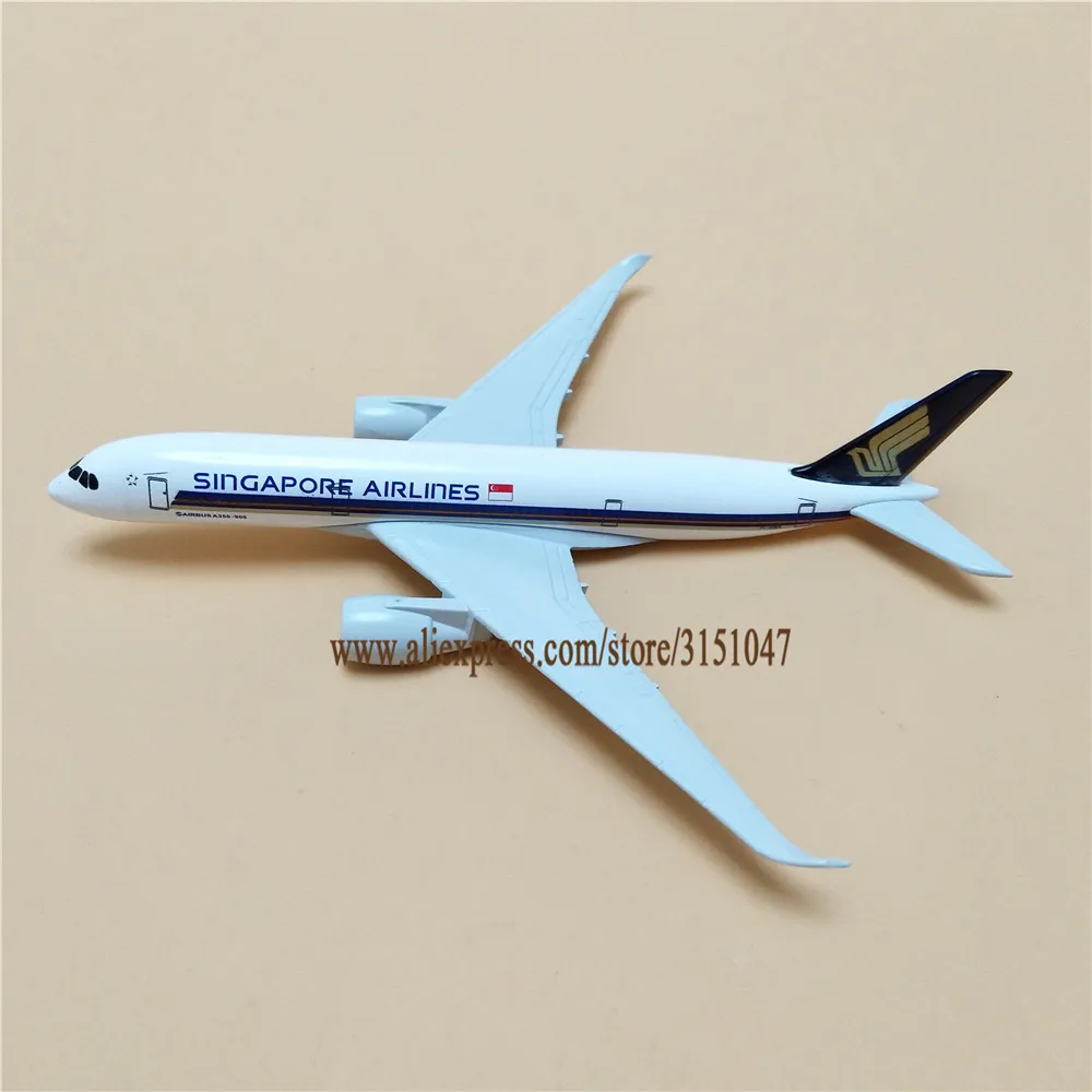 16 см Air Singapore Airlines A350 Airbus 350 Airways металлический сплав модель самолета самолет литой под давлением самолет домашний декор