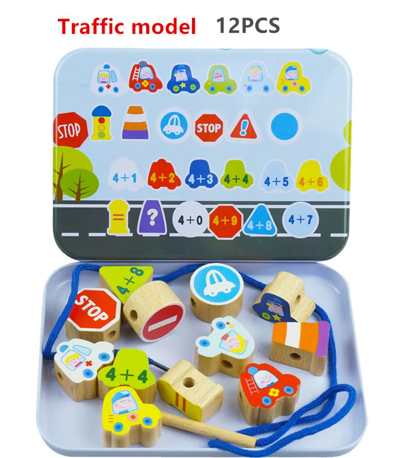 wooden toys puzzles for kids children