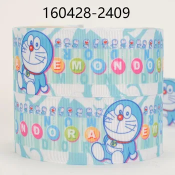 

NEW sales 1/2"38mm 50 yards cute Doraemon cartoon printed grosgrain ribbon free shipping