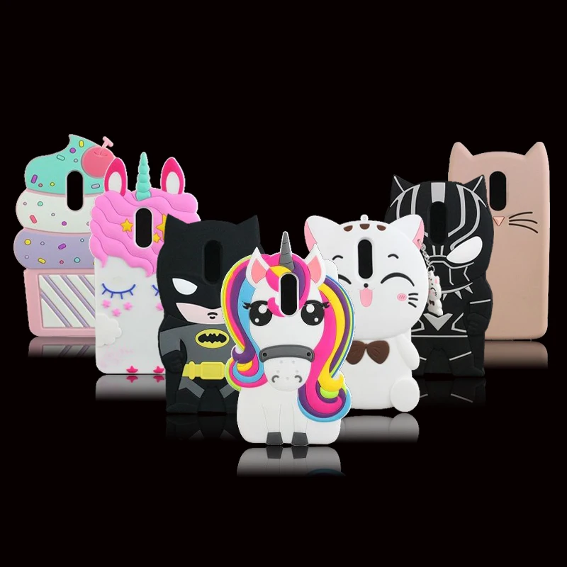 

Case for LG Stylo 4 3D Silicon Unicorn Cat Cartoon Soft Cover for LG Q Stylus Case Protective Back Cover for LG Stylo 4 Coque