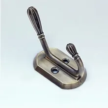 Antique zinc alloy single hook bag cap towel sundries hooks bathroom washroom kitchen clothes room home decoration wall hooks