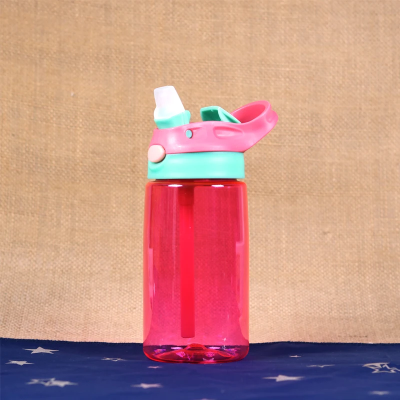 480ML Sports Water Bottle kids water bottle Straw Water Bottles Bpa Free No Phthalate tritan baby Lemon Bottle