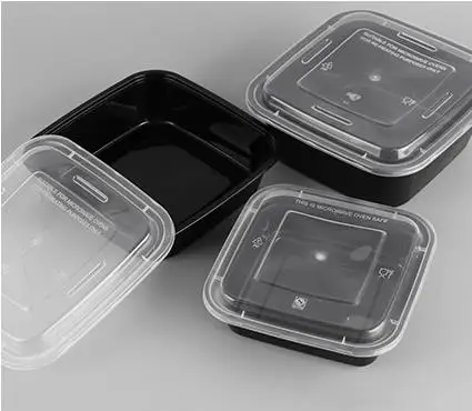 50 шт одноразовые контейнеры для еды пластиковый для хранения еды контейнер безопасные контейнеры для приготовления пищи для дома кухонное Хранение продуктов коробка