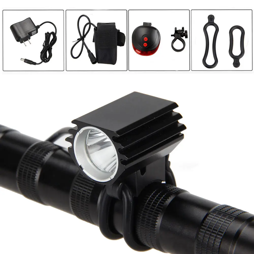 Mini Portable Bike Lamp 6000LM XM L2 LED Front Bike Lamp 4 Modes