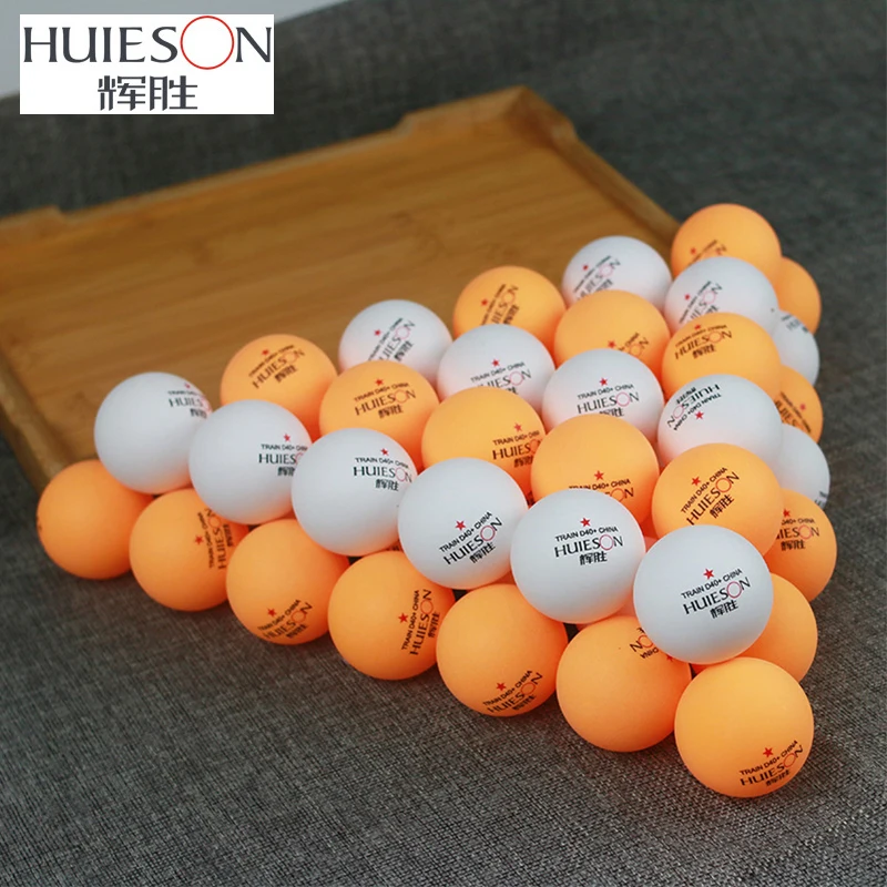 Huieson 50Pcs/Pack ABS Plastic Table Tennis Balls 40+ New Material Ping