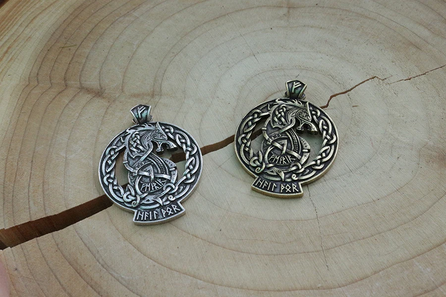 1 шт. Мужская подвеска Fenrir Wolf Tyr Odin Viking Valhalla|norse pendant|viking pendantpendant men |