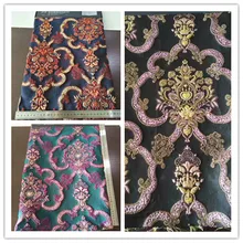 Золотые свадебные из жаккардовой парчи для платья, 100*145 см, Diy Швейные ткани, вечернее платье из лоскутного материала ткани HG16