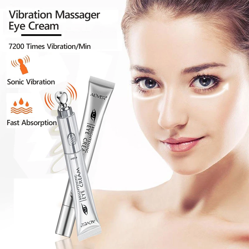 Electric Eye Massager with Eye Cream Sonic Face Massage  Moisturizing Cream Firming Eye Skin Wirnkle Removal Antiu-aging