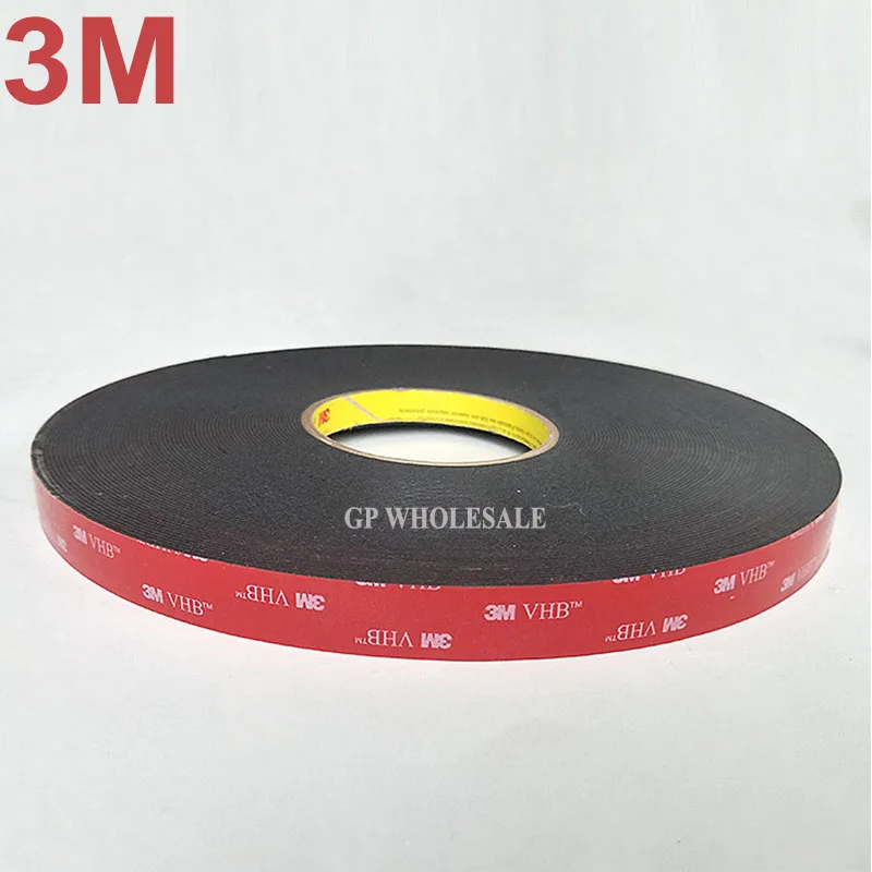 3M VHB 5952 Black Heavy Duty Mounting Tape Double Sided Adhesive
