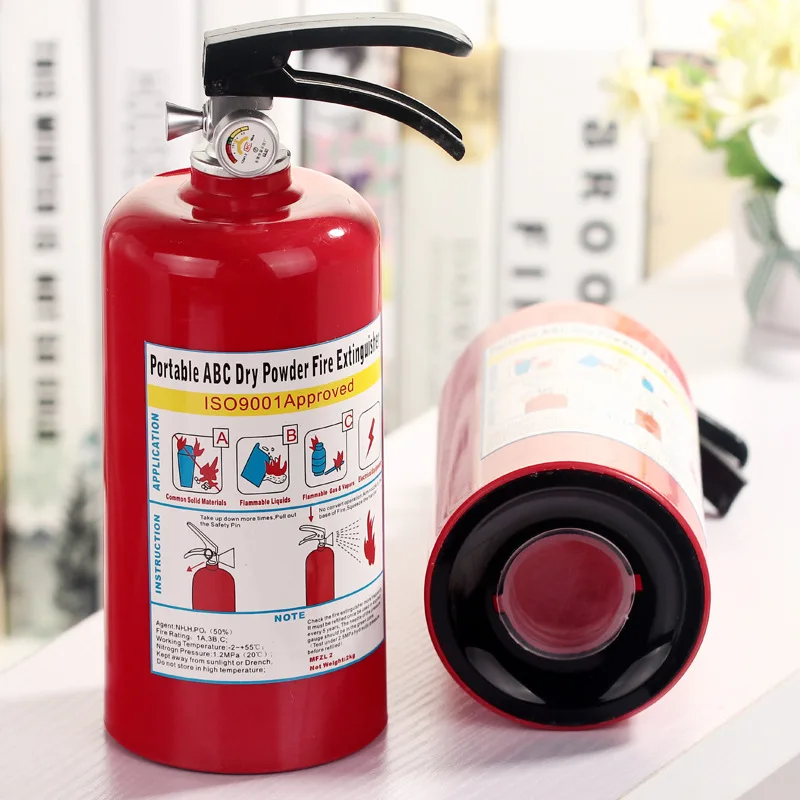 

1PC Exquisite Hydrant Coins Storage Box Safe Fire extinguisher Machine Plastic Box Craft Save money cans desktop Decoration gift