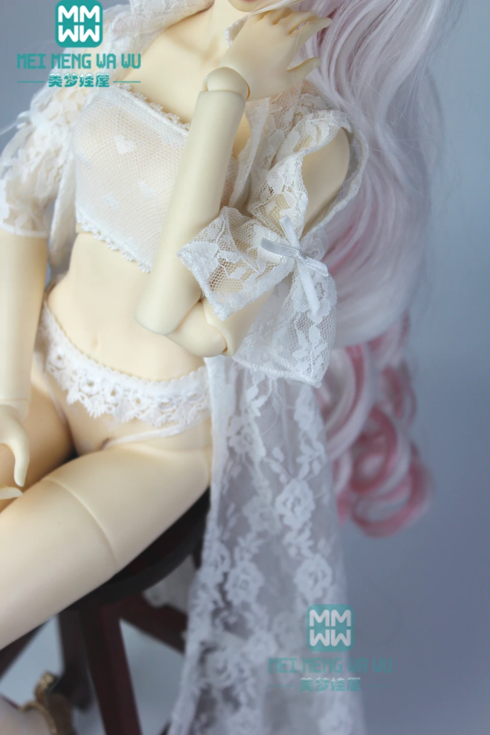 Аксессуары для шарнирной куклы Одежда 1/3 BJD DD Сексуальное белье мечты из четырех