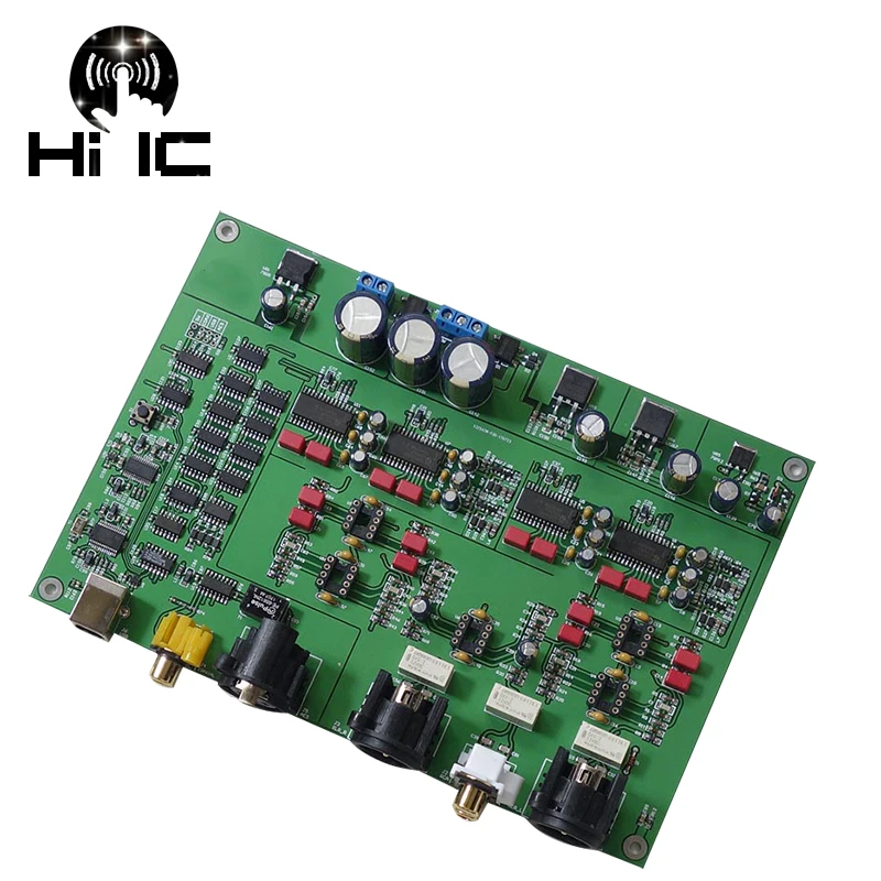 TDA1305 HiFi Fever Decoder Board Motherboard DAC USB Coaxial AES Input ...