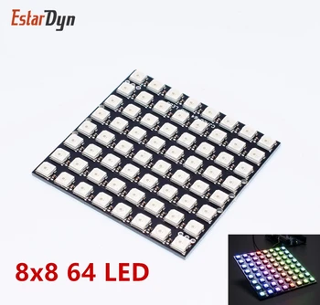 

10pcs WS2812 LED 5050 RGB 8x8 64 LED Matrix