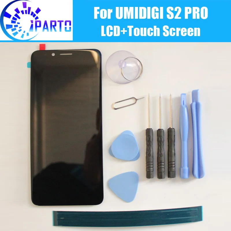 Цена UMIDIGI S2 PRO ЖК дисплей + сенсорный экран 100% оригинал протестированный ЖК дигитайзер стеклянная панель Замена для UMIDIGI S2 PRO