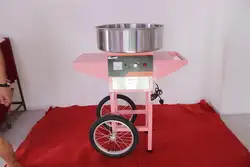 Китай горячая распродажа cotton candy floss чайник снэк-машина с тележкой цветок конфеты, хлопковые мулине машина Cotton Candy mahine