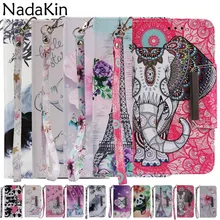 Кожаный чехол-книжка с рисунком для Xiaomi mi 8 mi x 2S A1 A2 Lite Red mi 6 Pro 6A 4A Note 4 4X 5A Prime 5 Pro, чехол-кошелек