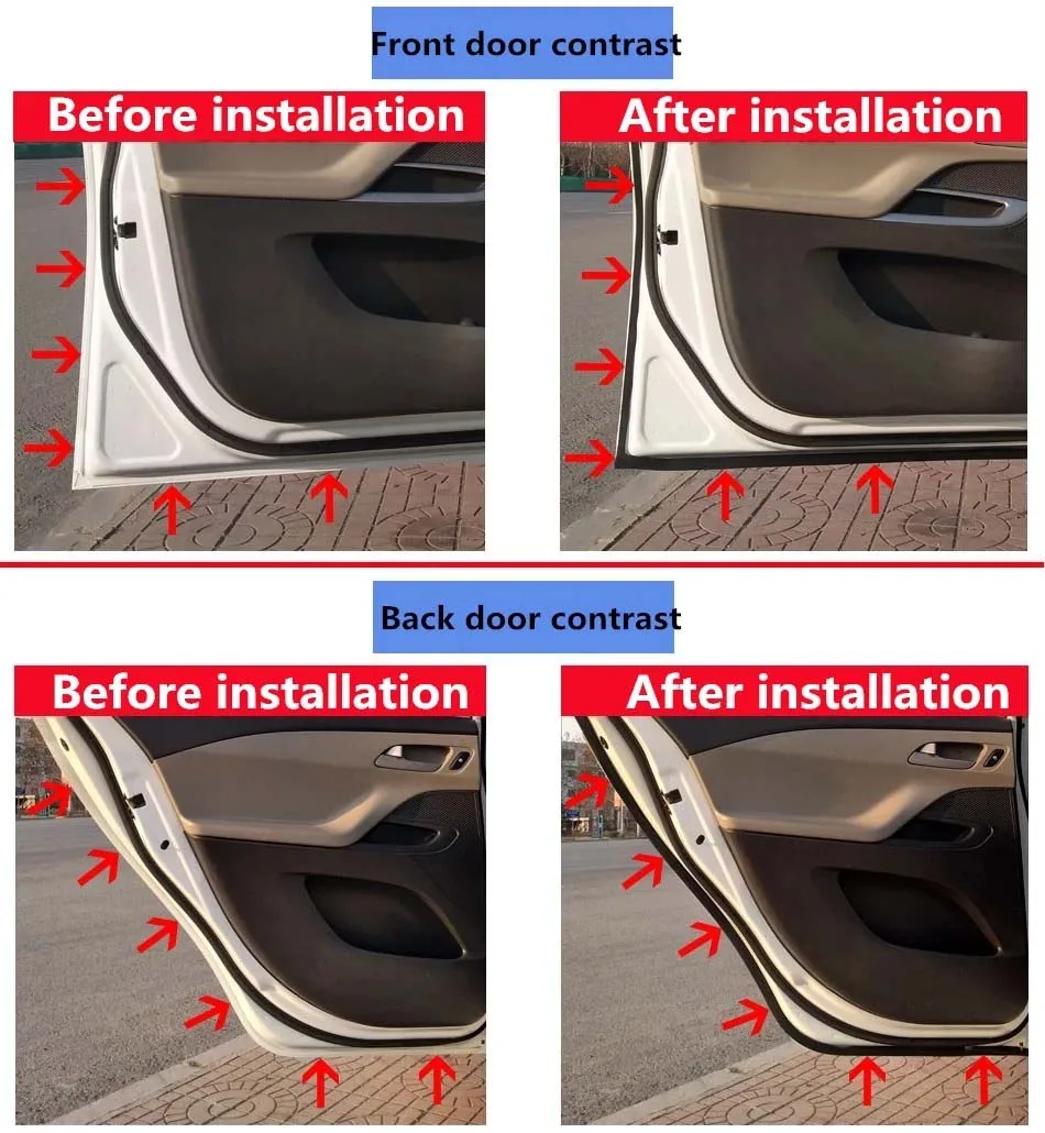 para a Honda Borda de Vedação de Poeira do Carro Adaptados com Modificado Tira de Vedação de Borracha Costura Feng Shui Colisão Isolamento Acústico Xrv 15 Cheap Enchimentos