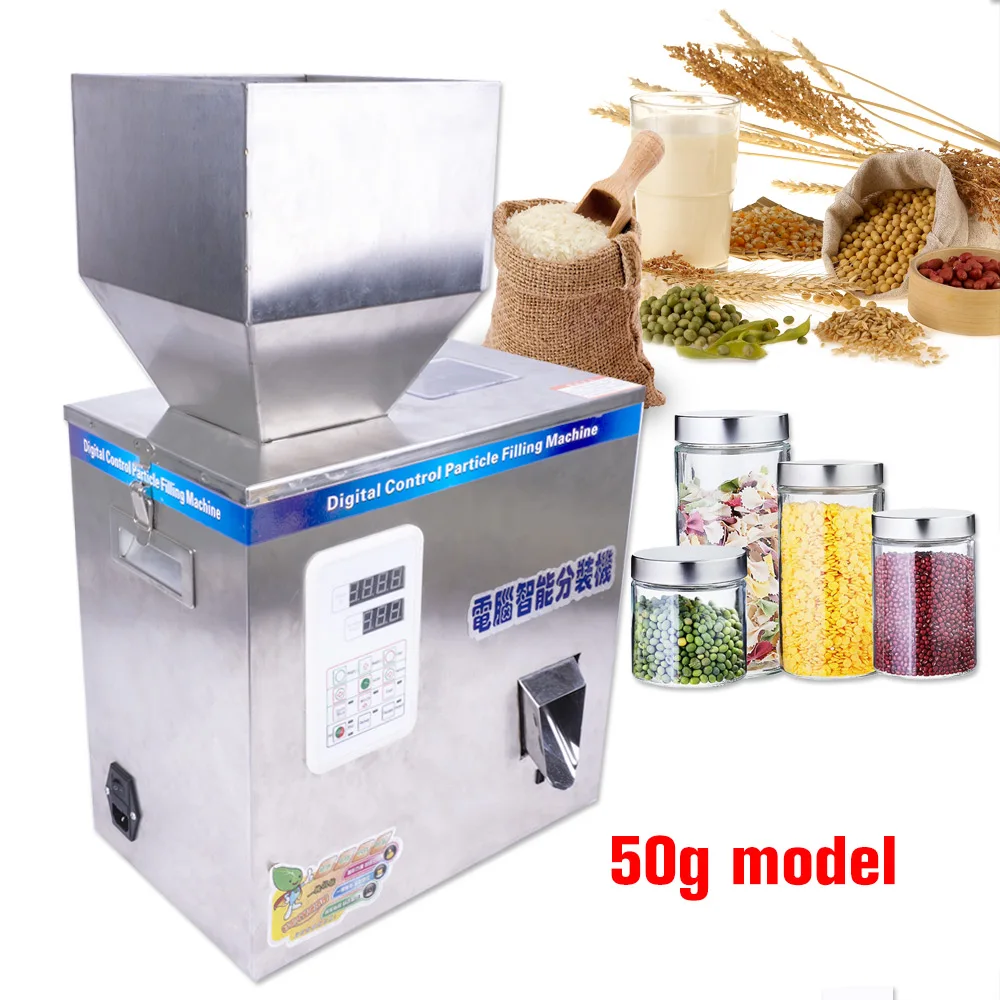 

1-50g 200W Intelligent Filling Machine Tea Grain Weighing Machine Medicine Fruit Seed Filling Powder Filling Machine 110V 220V