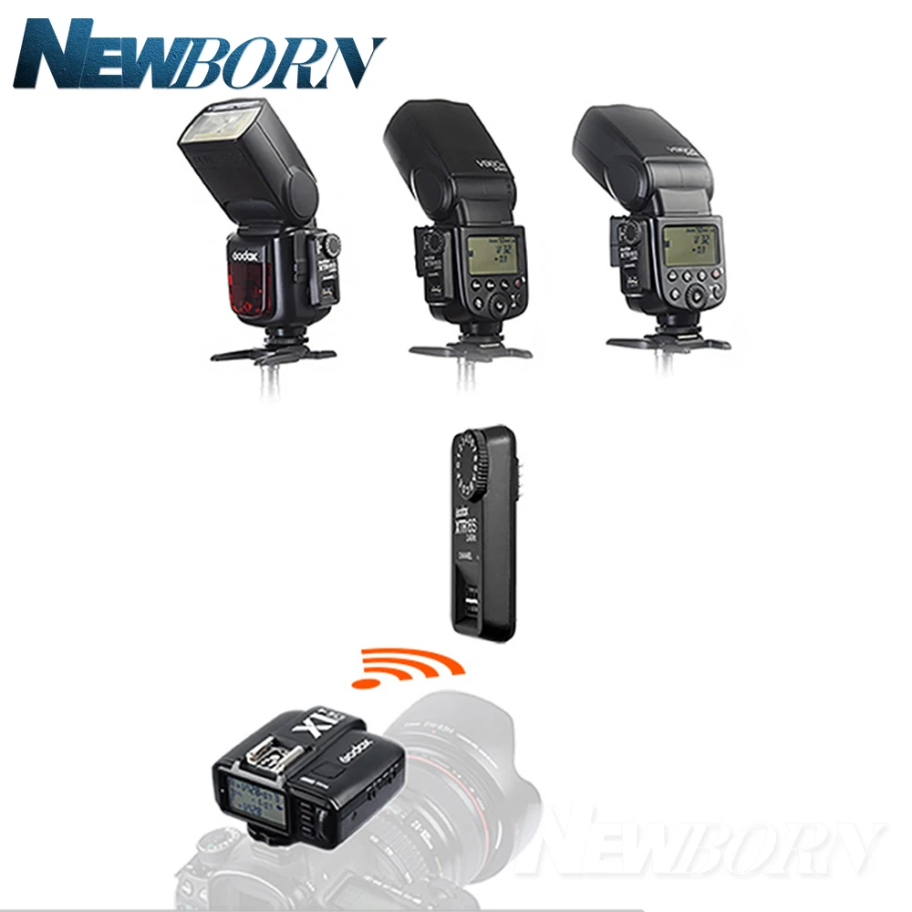 Godox X1T C TTL 2 4G беспроводной триггер для Canon + 2x XTR 16S приемник вспышки godox