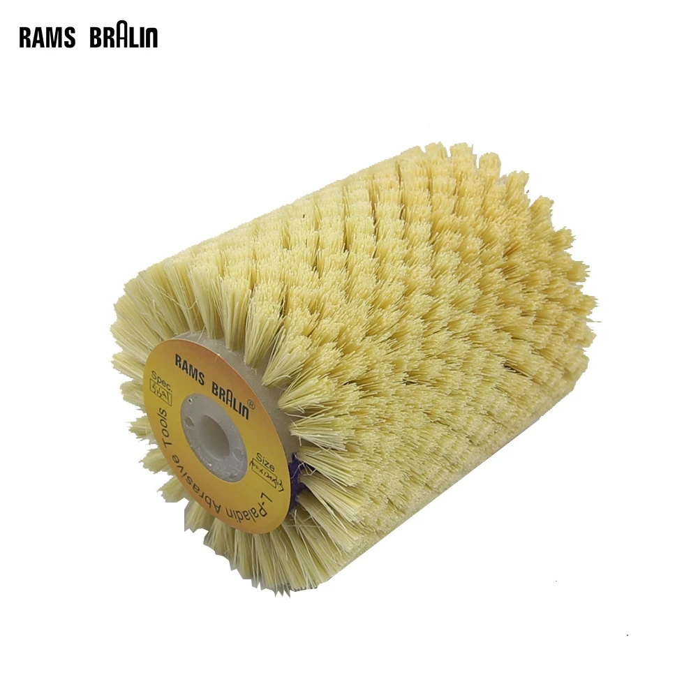  1 pcs 100*120*13mm Tampico Sisal Polishing Wheel Brush for 9741 Wheel Sander Annatto Rosewood Carvi