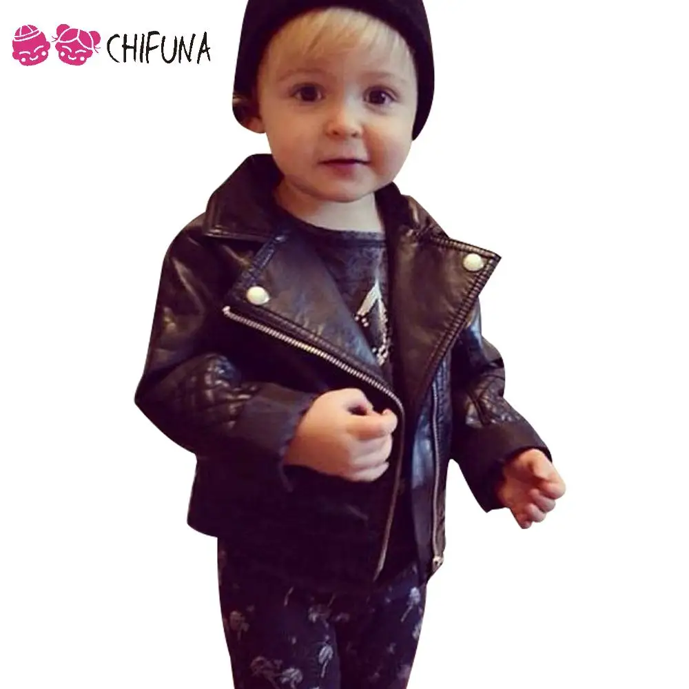 3 Style Fashion Girls Leather Clothing Outerwear Autumn