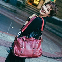 Лидер продаж натуральная кожа Для женщин сумка Boston женские сумки через плечо, женская сумка, сумка для лето