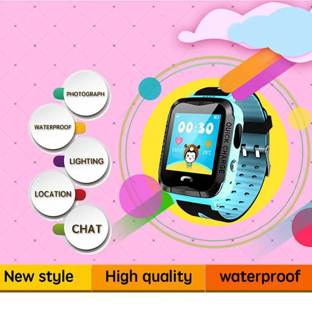 Kids Smart Watch Daily Waterproof Anti-lost Child GPRS Tracker SOS Positioning Tracking Smart Phone Watch For Kids d25