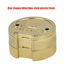 1 шт. Стоматологическая лаборатория цинковый медный сплав колба антипригарная штукатурка протез колба пресс Com пресс колба на акриловой частичной протез работы