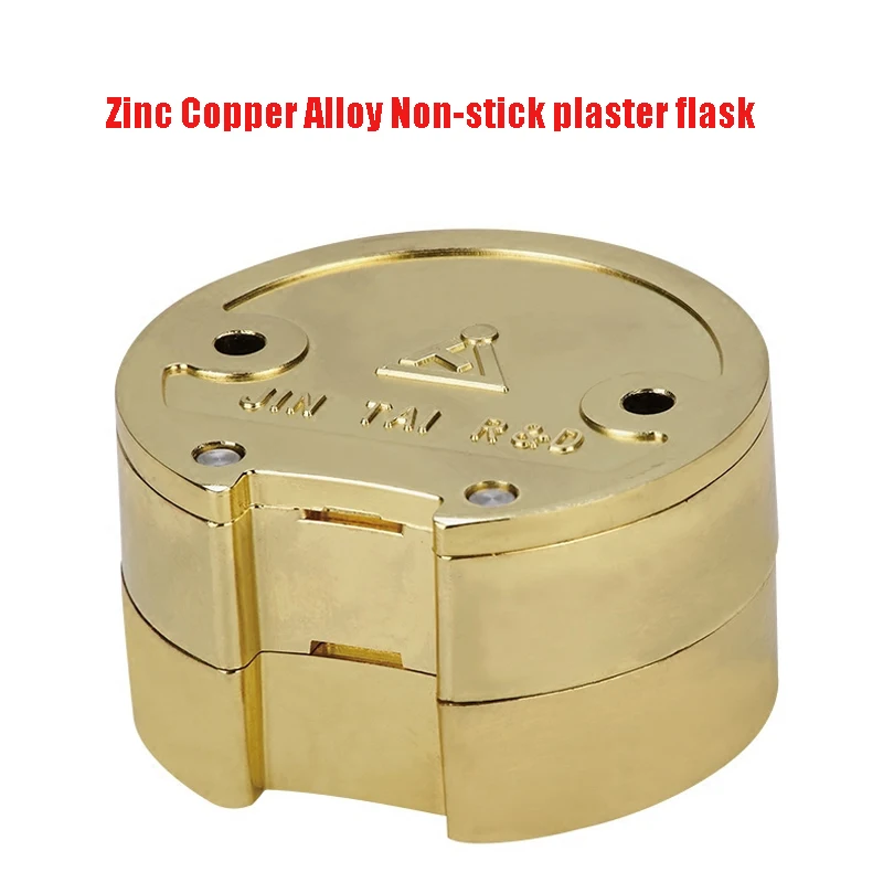 

1 PC Dental Lab Zinc Copper Alloy FLASK Non-stick Plaster Denture Flask Press Compress Flask On Acrylic Partial Denture Work