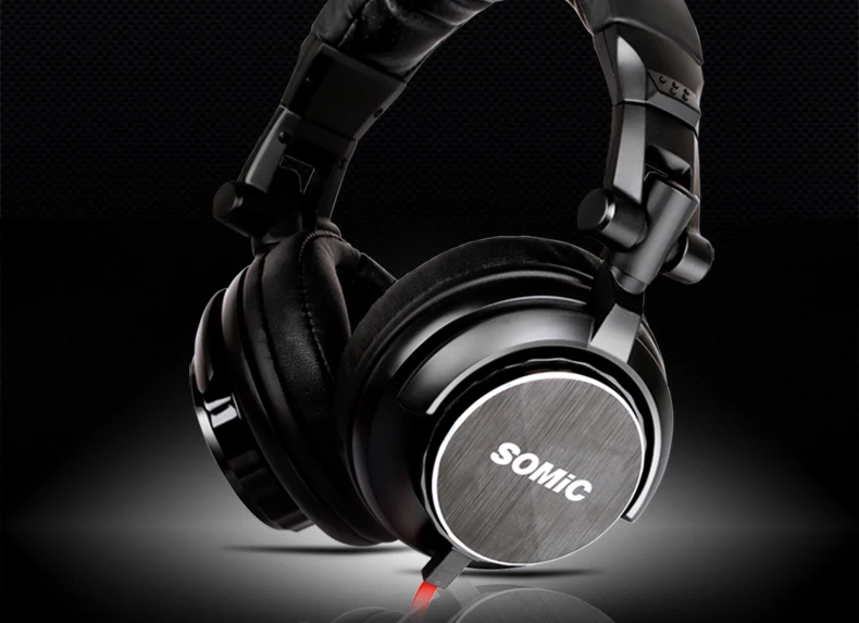 Somic MM185 DJ наушники с глубоким басом, hifi наушники, наушники с разъемом 3,5 мм, музыкальная гарнитура для компьютера, ПК, телефона, mp3