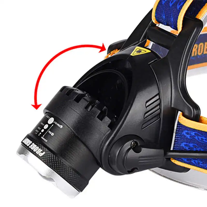 LED Headlight Torch 6000Lm XM-L torch flashlight t6 Headlamp led flashlight head Lamp led flashlight rechargeable #4A26 (3)