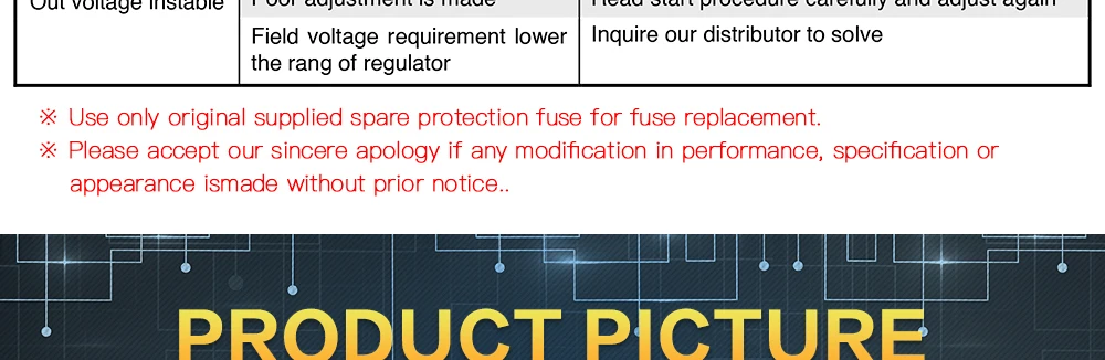 High Quality sx460 voltage regulator