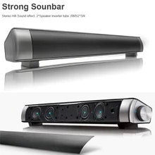 Fashion Strong Super Bass Sound Bar TV Wireless Bluetooth Speaker Home TV Theater Sound bar with Subwoofer(Black)