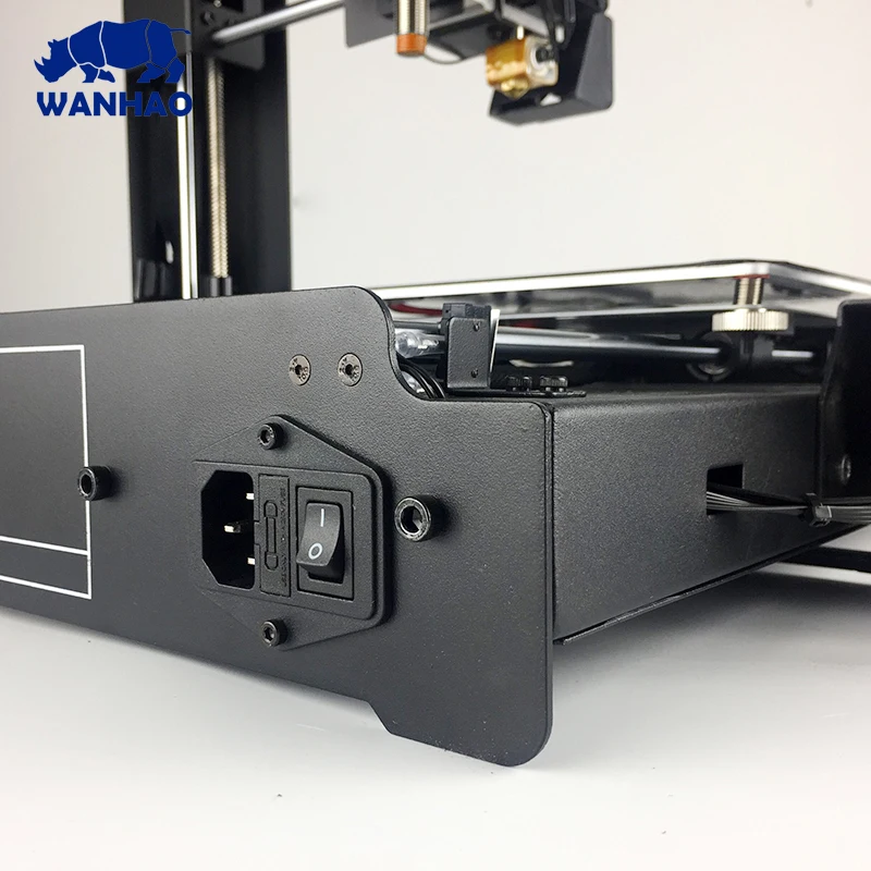 WANHAO I3 плюс markII MK2 3d принтер автоматический Levei большой размер и авто кровать выравнивание 3d принтер машина с sd-картой бесплатно foftware