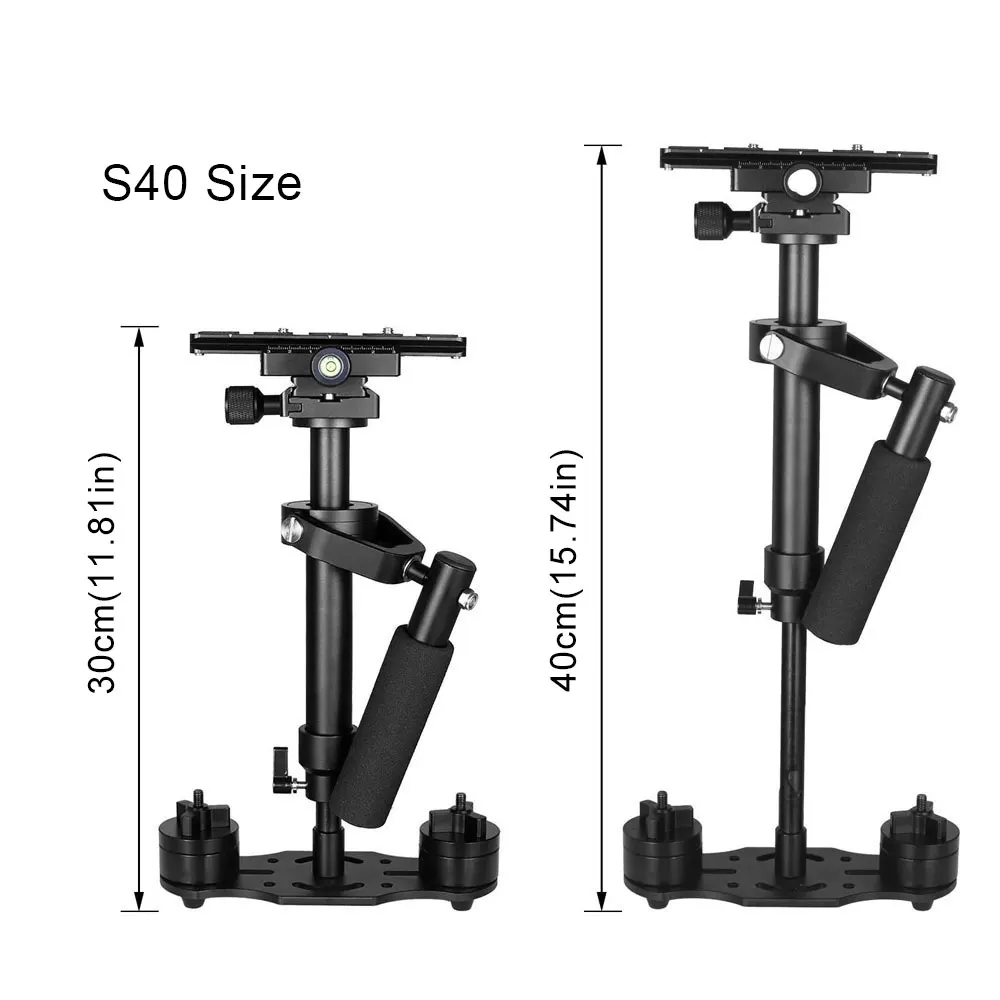 S40 S60 S80 Handheld Stabilizer 40cm 60cm 80cm Aluminum Steadicam  Steady Cam for Camcorder Camera DV DSLR Video Camera (4)