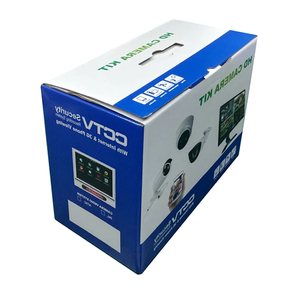 PUAroom 4CH IP Full HD IP66 Водонепроницаемая наружная беспроводная камера с ночным