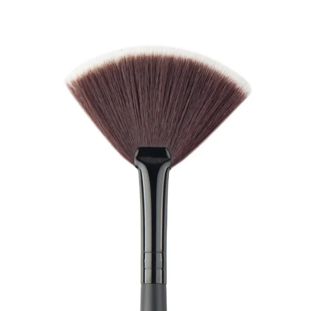 

makeup brushes set professional with natural hair Fan Brush Portable Slim Beauty Black eyeshadow brush brush set