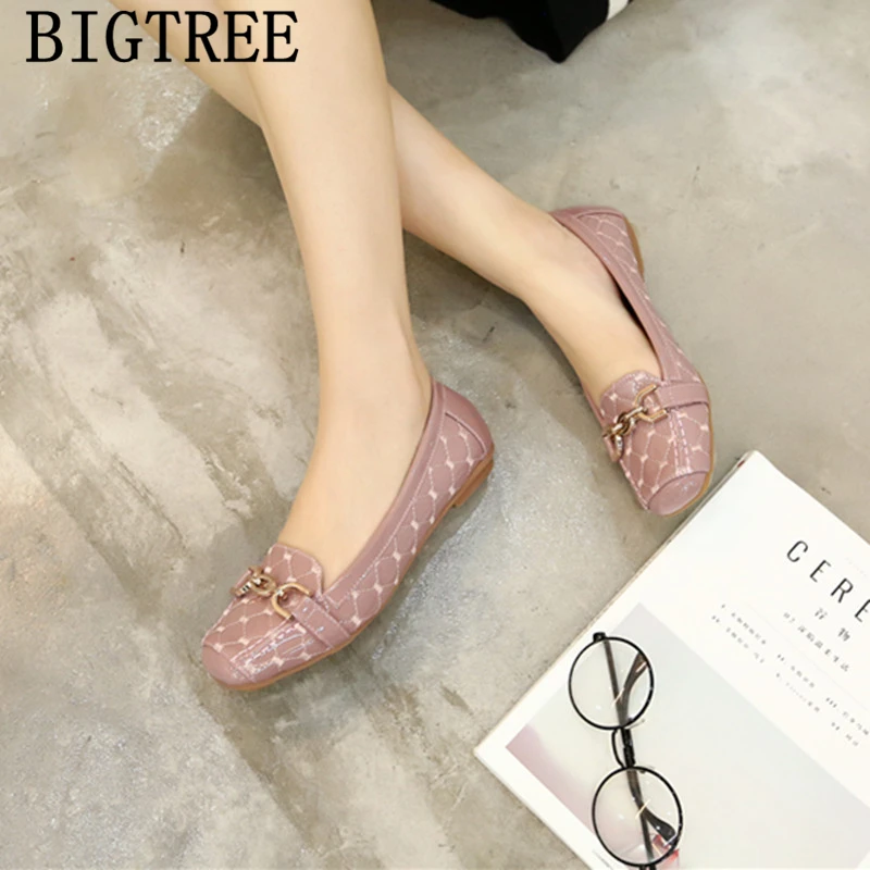 Loafers Women Creepers Harajuku Shoes Flat Shoes Women Leather Brand Luxury Zapatos Mujer Buty Damskie Ayakkabi