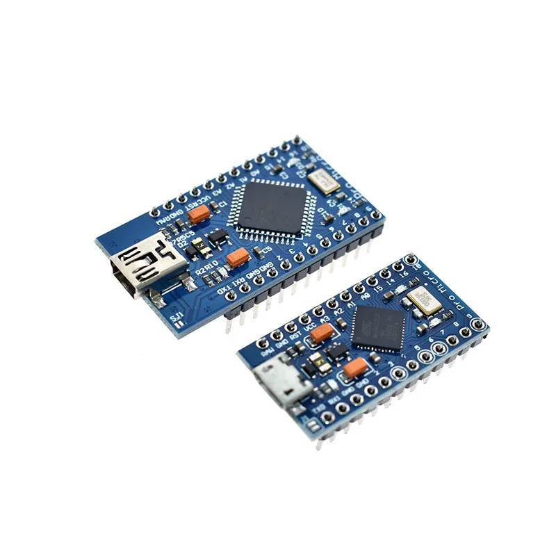 Сменный ATmega32U4 Pro Micro MINI 5 в 16 МГц ATmega328 для arduino Mini с 2 рядным штырьковым разъемом