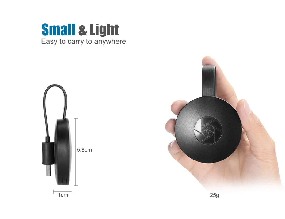 Wireless HDMI Dongle Miracast Anycast MiraScreen TV Stick 9