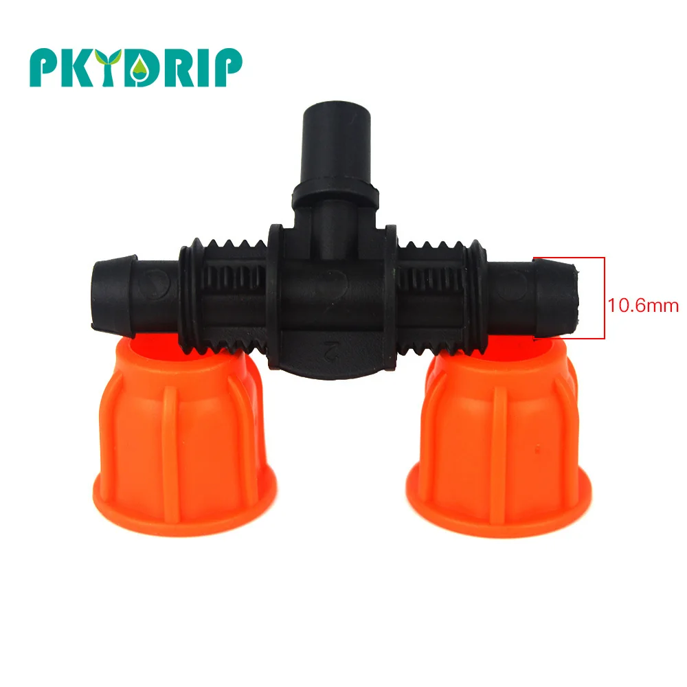 Pkydrip пластик 5 шт. плоский внешний диаметр 6 редуктор тройник микро аксессуары для