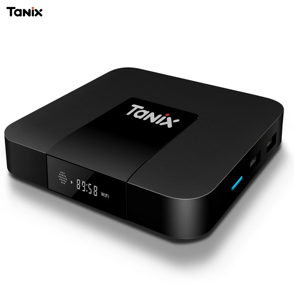Новый TANIX TX3 Мини Смарт ТВ коробка Android 7 1 Amlogic S905W четырехъядерный процессор 4K