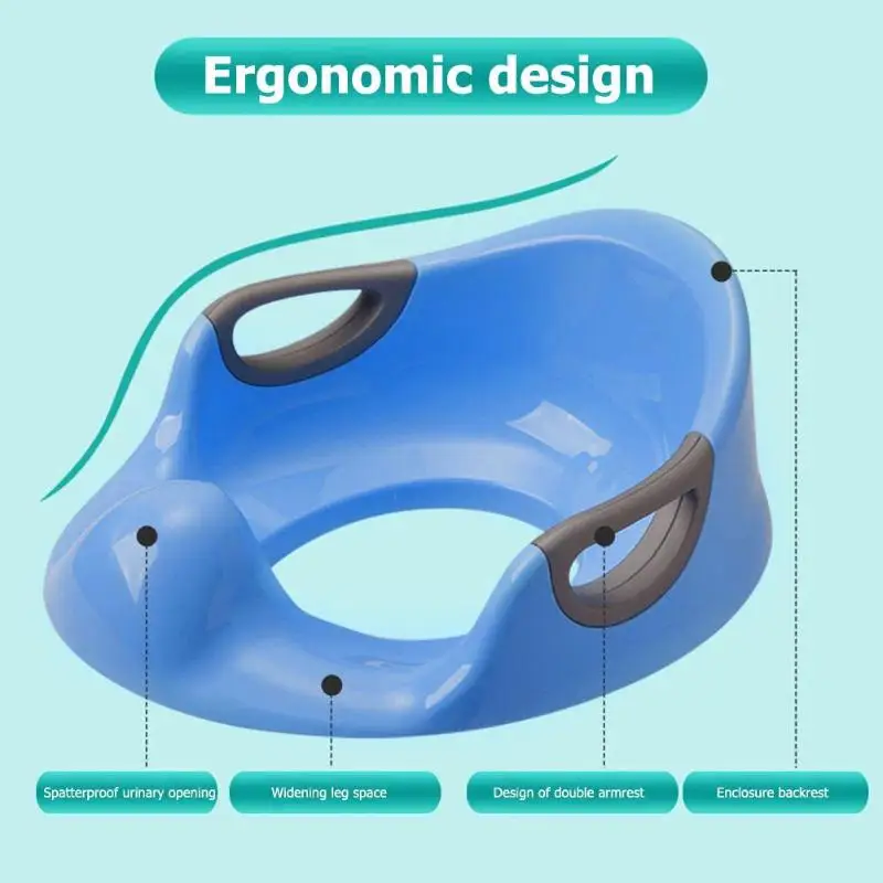 Детский горшок для туалета обучающий безопасное сиденье портативный унитаз с подлокотниками обучение на открытом воздухе путешествия подушка на унитаз