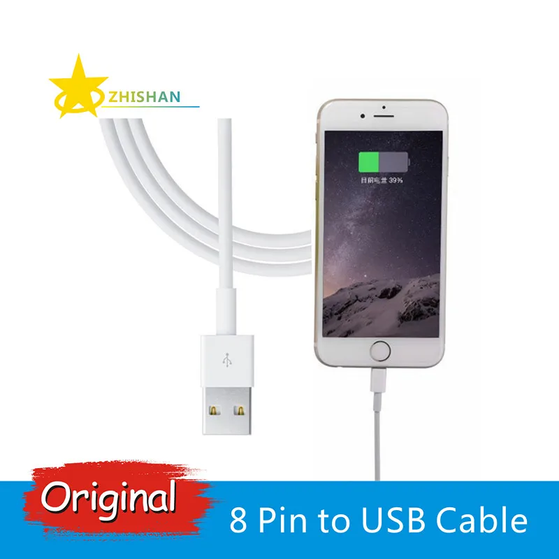 

8 Pin to USB Charging Data Cable for iPhone XR XS Max 5s 6 6s 7 8 Plus iPad Pro mini Air iPod 2.4A Fast Charge