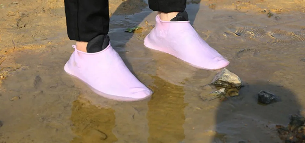 Мотоциклетная многоразовая обувь для дождливой погоды; водонепроницаемая обувь; нескользящая складная обувь